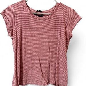 Striped Red/Pink Abercrombie Top